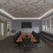 Ekena Millwork 66 56W x 66 56H x 14T Large Laird Decorative Fretwork Wood Ceiling Panels, Red Oak CELW67X67X0250LRDRO - alternate 5